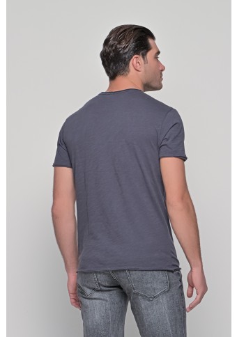 Ανδρικό T-shirt Round Grey