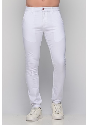 Παντελόνι Chino Behind White