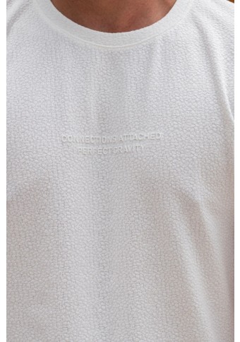 Ανδρικό T-shirt Attached White