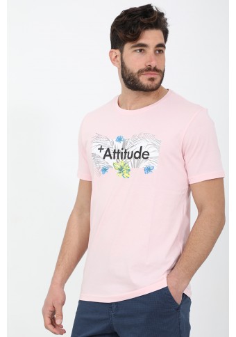 Ανδρικό T-shirt Funny Pink