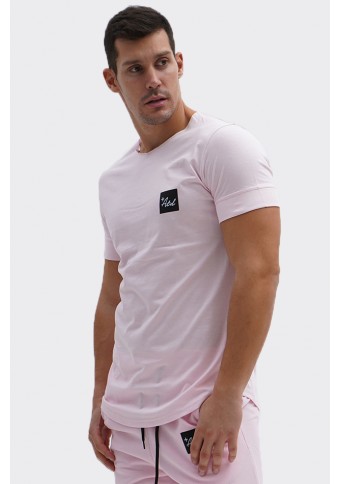 Ανδρικό T-Shirt Crew Neck Pink
