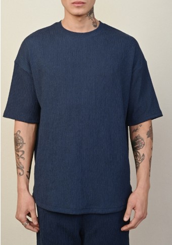Oversized T-Shirt με Milan D.Blue