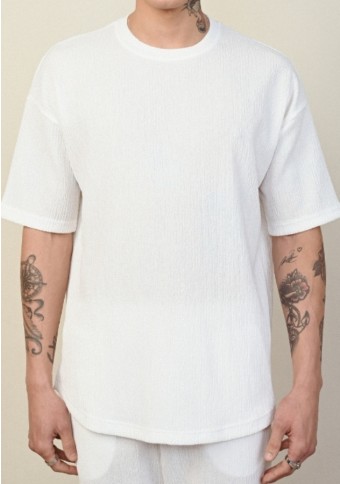 Oversized T-Shirt με Milan White