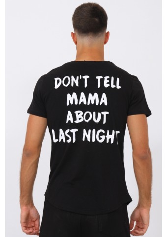 Ανδρικό T-shirt Mama Black