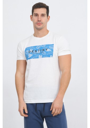 Ανδρικό T-shirt Destiny White