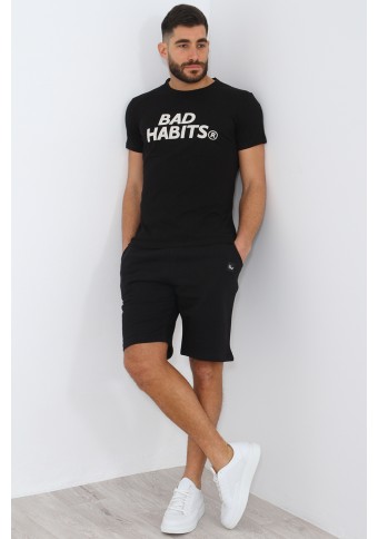 Ανδρικό T-shirt Habits Black