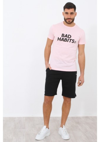 Ανδρικό T-shirt Habits Pink