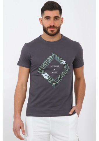 Ανδρικό T-shirt Elegant D.Grey