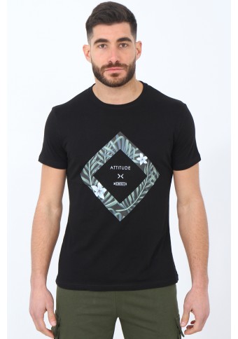 Ανδρικό T-shirt Elegant Black