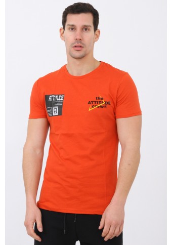 Ανδρικό T-shirt Crew Orange