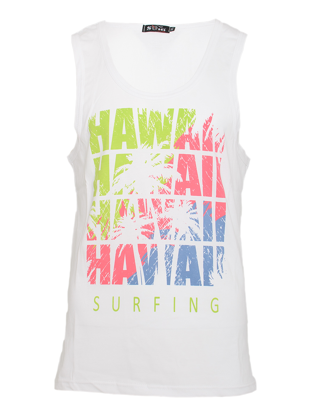 Ανδρικό Αμάνικο Hawai-Άσπρο Αρχική/Αντρικά Ρούχα/Μπλούζες/T-shirts